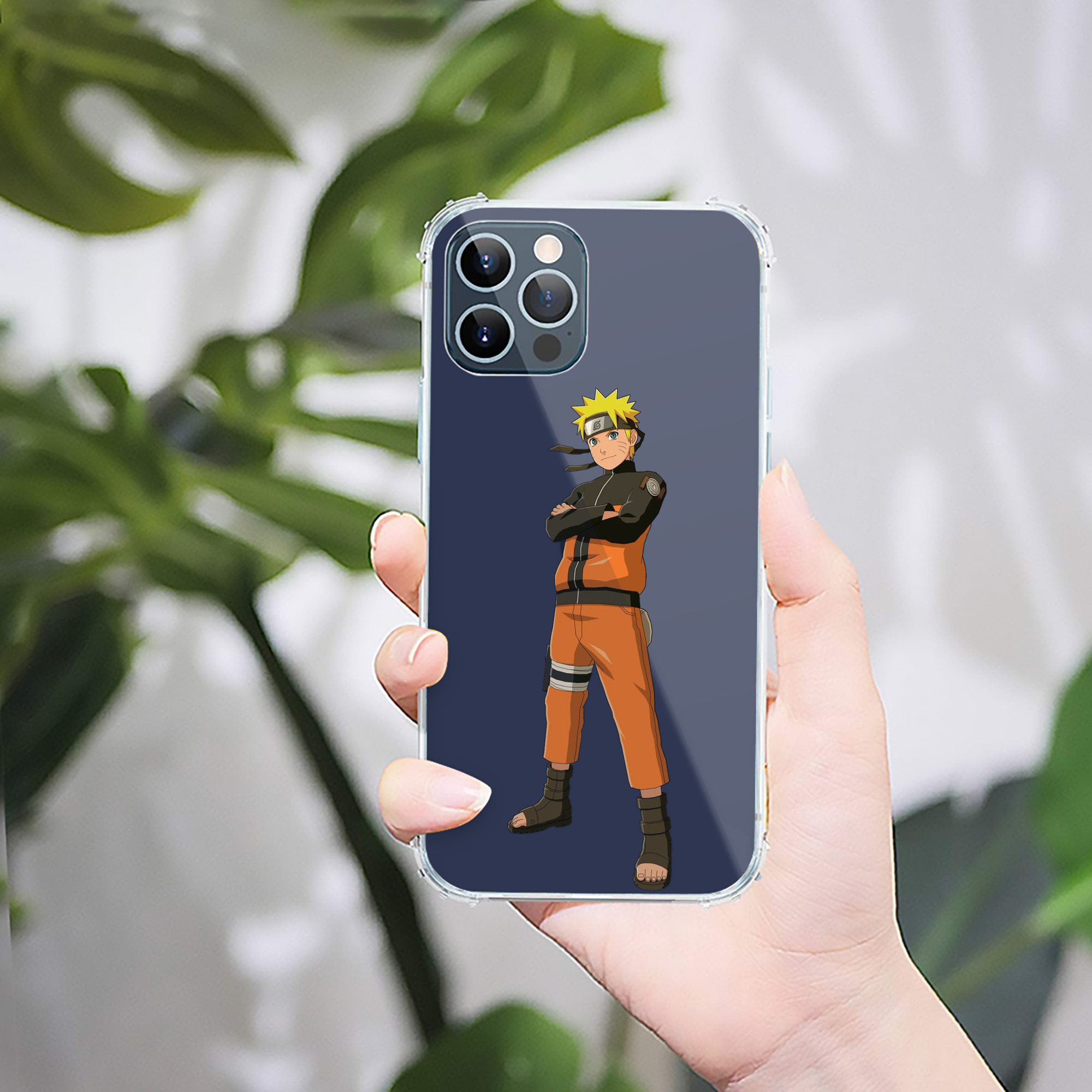 （画像用） NARUTO -ナルト- うずまき ナルト Uzumaki Naruto 【iPhone 12シリーズ対応】透明スマホケース（クリアソフトケース）